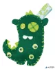 Kreatív filc varrókészlet, FOLIA 'Mini Monster Friends'
