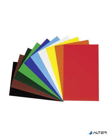 Dekorkarton, 2 oldalas, 50x70 cm, 300 g, 10 lap, FOLIA, vegyes színek