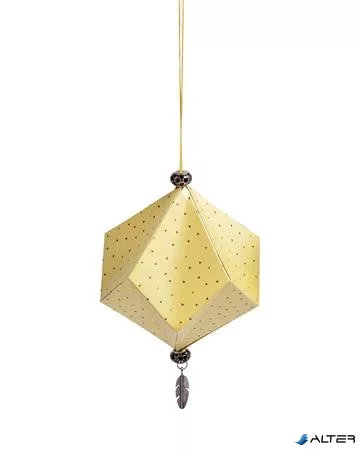 Dekorkarton tömb, A4, 300 g, 10 lap, FOLIA, arany-ezüst