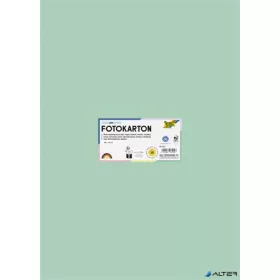   Dekorkarton, 2 oldalas, 50x70 cm, 300 g, 10 lap, FOLIA, menta