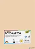 Dekorkarton, 2 oldalas, A4, 300 g, 50 lap, FOLIA, barack