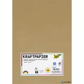 Kraft papír, A4, 120 g, 100 lap, FOLIA