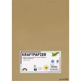 Kraft papír, A4, 120 g, 100 lap, FOLIA