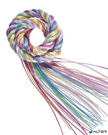 Kreatív drót, műanyag bevonatos, 100 cm, FOLIA 'Metallic Mix', 50 különböző metál szín