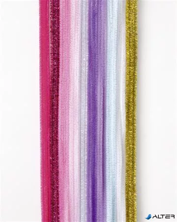 Zseníilia drót, 50 cm, FOLIA 'Unikornis', 10 különböző szín