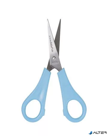 Olló, iskolai, hegyes, 13,5 cm, FOLIA, vegyes színek