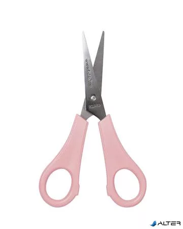 Olló, iskolai, hegyes, 13,5 cm, FOLIA, vegyes színek