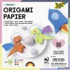 Origami papír, 15x15 cm, 70 g, 100 lap, FOLIA, vegyes színek