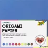Origami papír, 20x20 cm, 70 g, 500 lap, FOLIA, vegyes színek