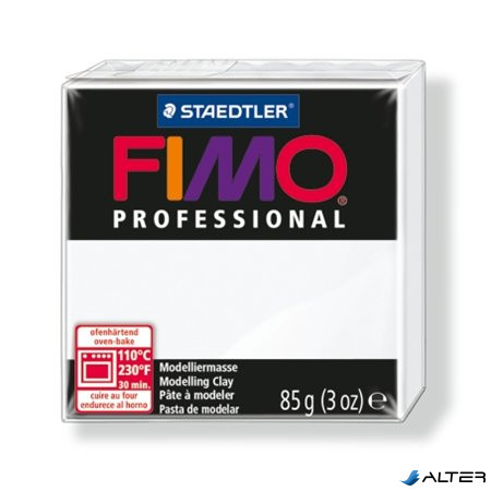 Gyurma, 85 g, égethető, FIMO "Professional", fehér