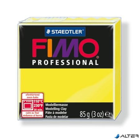 Gyurma, 85 g, égethető, FIMO "Professional", sárga