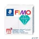 Gyurma, 57 g, égethető, FIMO 'Effect', csillámos fehér