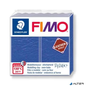   Gyurma, 57 g, égethető, FIMO "Leather Effect", indigókék