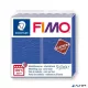 Gyurma, 57 g, égethető, FIMO "Leather Effect", indigókék