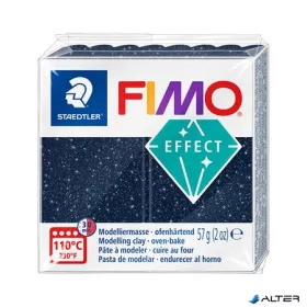   Gyurma, 57 g, égethető, FIMO "Effect", csillámos kék