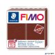 Gyurma, 57 g, égethető, FIMO" Leather Effect", dió