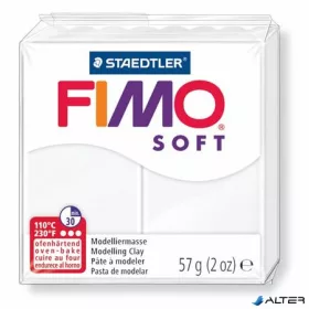 Gyurma, 57 g, égethető, FIMO "Soft", fehér