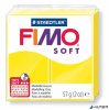Gyurma, 57 g, égethető, FIMO "Soft", citromsárga