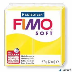   Gyurma, 57 g, égethető, FIMO "Soft", citromsárga