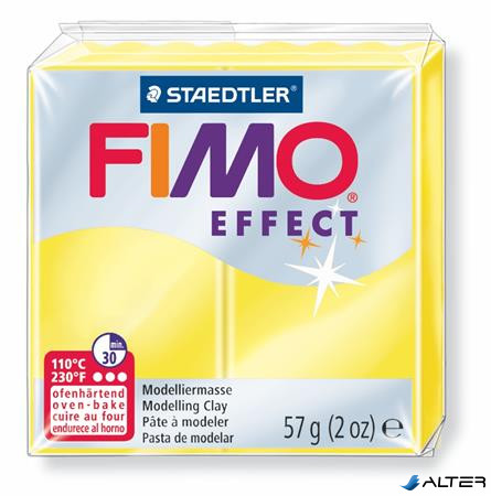 Gyurma, 57 g, égethető, FIMO "Effect", áttetsző sárga