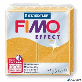   Gyurma, 57 g, égethető, FIMO "Effect", metál arany