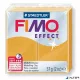 Gyurma, 57 g, égethető, FIMO "Effect", metál arany