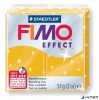 Gyurma, 57 g, égethető, FIMO "Effect", csillámos arany