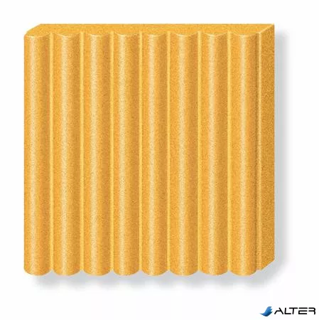 Gyurma, 57 g, égethető, FIMO "Effect", metál arany