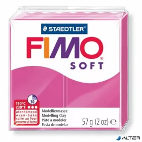 Gyurma, 57 g, égethető, FIMO "Soft", málna