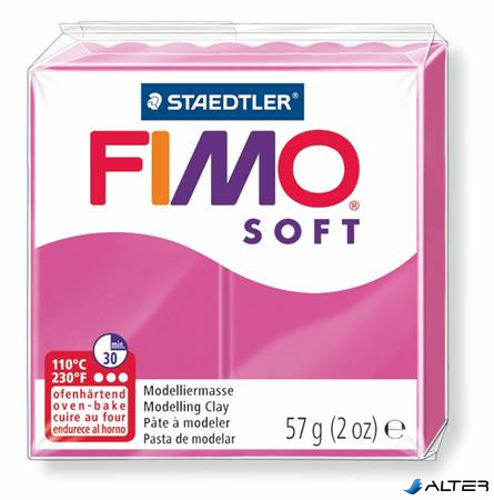 Gyurma, 57 g, égethető, FIMO "Soft", málna