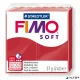 Gyurma, 57 g, égethető, FIMO "Soft", karácsonyi piros