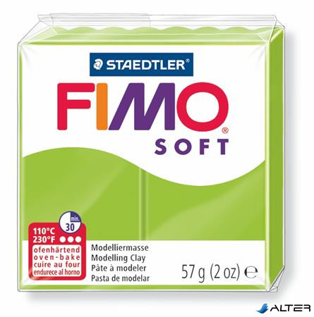 Gyurma, 57 g, égethető, FIMO "Soft", alma zöld