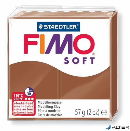 Gyurma, 57 g, égethető, FIMO 'Soft', karamell
