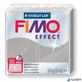 Gyurma, 57 g, égethető, FIMO "Effect", ezüst