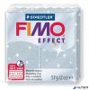 Gyurma, 57 g, égethető, FIMO "Effect", csillámos ezüst