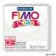 Gyurma, 42 g, égethető, FIMO "Kids", glitteres fehér