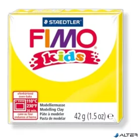 Gyurma, 42 g, égethető, FIMO "Kids", sárga
