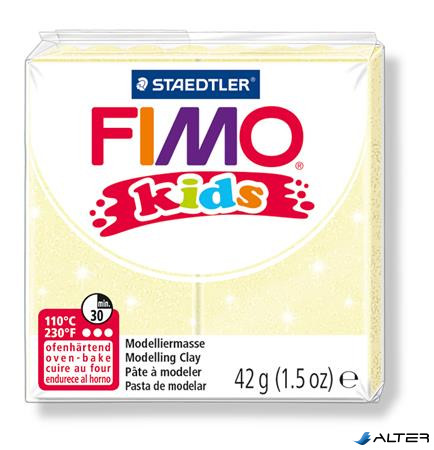 Gyurma, 42 g, égethető, FIMO "Kids", gyöngyház sárga