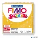 Gyurma, 42 g, égethető, FIMO 'Kids', glitteres arany
