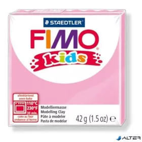   Gyurma, 42 g, égethető, FIMO 'Kids', világos rózsaszín