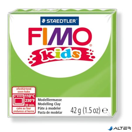 Gyurma, 42 g, égethető, FIMO "Kids", világoszöld