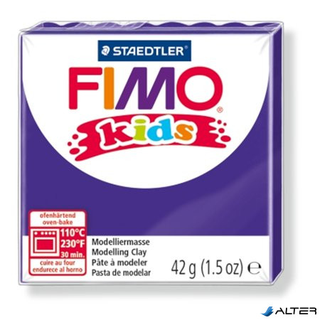 Gyurma, 42 g, égethető, FIMO "Kids", lila