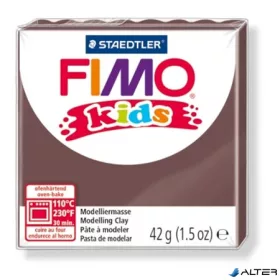 Gyurma, 42 g, égethető, FIMO "Kids", barna