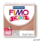 Gyurma, 42 g, égethető, FIMO "Kids", világosbarna