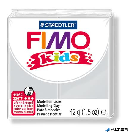 Gyurma, 42 g, égethető, FIMO "Kids", világosszürke