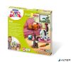 Gyurma készlet, 4x42 g, égethető, FIMO "Kids Form & Play", állatok