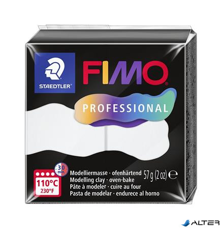Gyurma, 57 g, égethető, FIMO "Professional", fehér