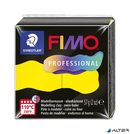 Gyurma, 57 g, égethető, FIMO "Professional", sárga