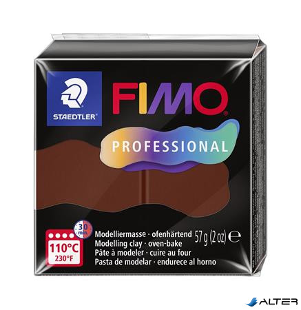 Gyurma, 57 g, égethető, FIMO "Professional", csokoládé