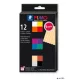 Gyurma, készlet, égethető, 12x25 g, FIMO "Professional Basic", 12 különböző szín